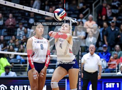 Thumbnail 1 in Wimberley vs. Randall (UIL 4A Volleyball Division II Final) photogallery.