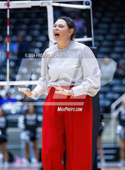 Thumbnail 1 in Wimberley vs. Randall (UIL 4A Volleyball Division II Final) photogallery.