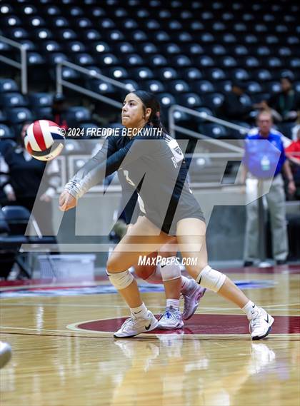 Thumbnail 3 in Wimberley vs. Randall (UIL 4A Volleyball Division II Final) photogallery.