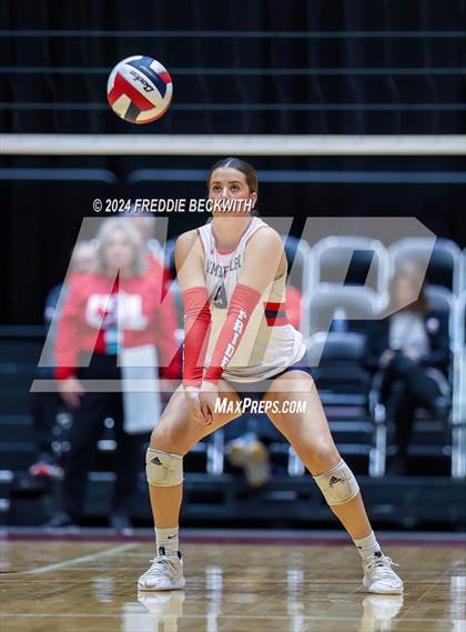 Thumbnail 2 in Wimberley vs. Randall (UIL 4A Volleyball Division II Final) photogallery.
