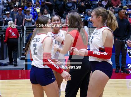 Thumbnail 3 in Wimberley vs. Randall (UIL 4A Volleyball Division II Final) photogallery.