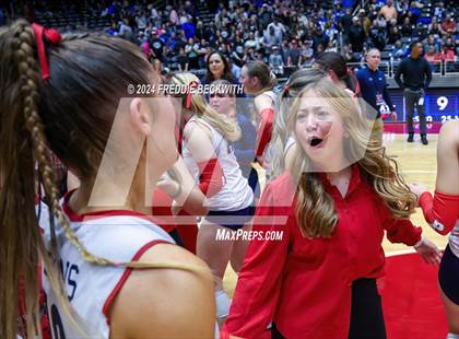 Thumbnail 2 in Wimberley vs. Randall (UIL 4A Volleyball Division II Final) photogallery.