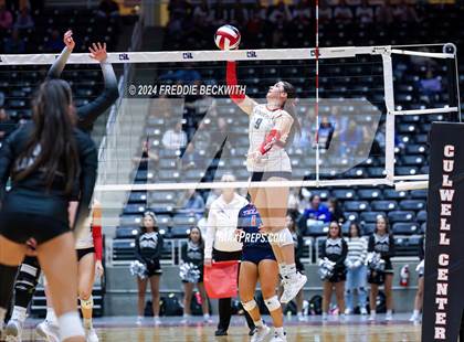Thumbnail 1 in Wimberley vs. Randall (UIL 4A Volleyball Division II Final) photogallery.