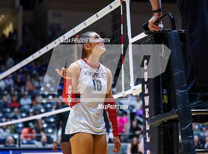 Thumbnail 2 in Wimberley vs. Randall (UIL 4A Volleyball Division II Final) photogallery.