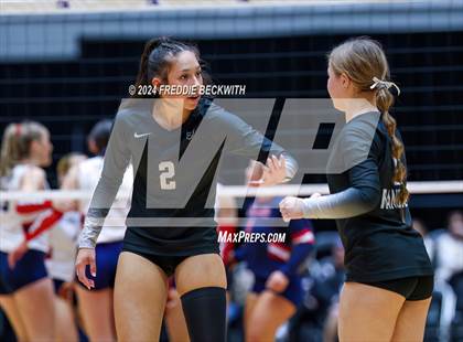 Thumbnail 3 in Wimberley vs. Randall (UIL 4A Volleyball Division II Final) photogallery.