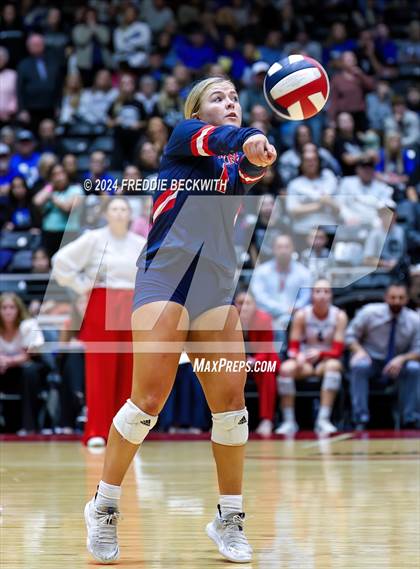 Thumbnail 3 in Wimberley vs. Randall (UIL 4A Volleyball Division II Final) photogallery.