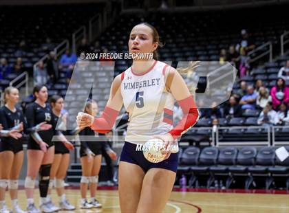 Thumbnail 3 in Wimberley vs. Randall (UIL 4A Volleyball Division II Final) photogallery.