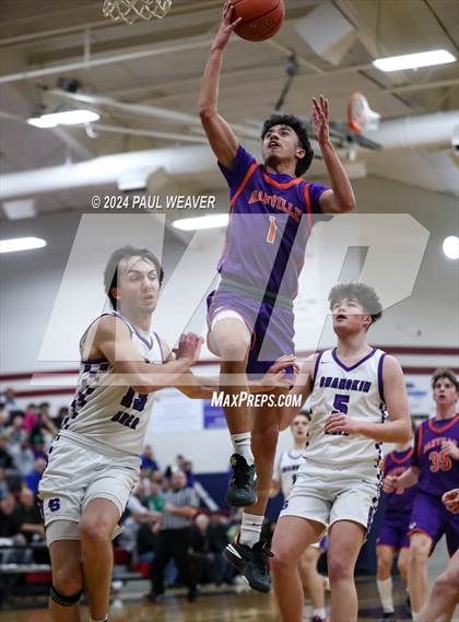 Thumbnail 2 in Shamokin Area vs. Danville (PHAC Semifinal) photogallery.