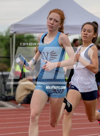 Thumbnail 2 in CHSAA Track and Field 5A Championships (Girls 800 Meter Relay) photogallery.