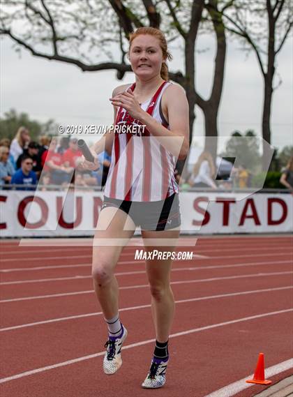 Thumbnail 1 in CHSAA Track and Field 5A Championships (Girls 800 Meter Relay) photogallery.
