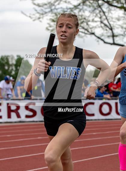 Thumbnail 3 in CHSAA Track and Field 5A Championships (Girls 800 Meter Relay) photogallery.