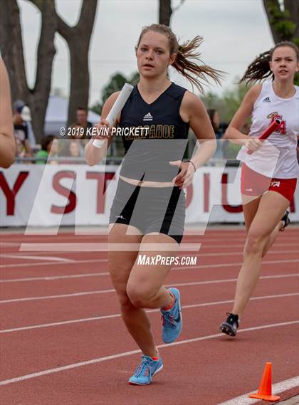 Thumbnail 3 in CHSAA Track and Field 5A Championships (Girls 800 Meter Relay) photogallery.
