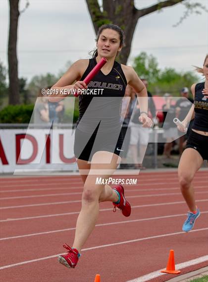 Thumbnail 1 in CHSAA Track and Field 5A Championships (Girls 800 Meter Relay) photogallery.