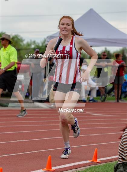 Thumbnail 3 in CHSAA Track and Field 5A Championships (Girls 800 Meter Relay) photogallery.