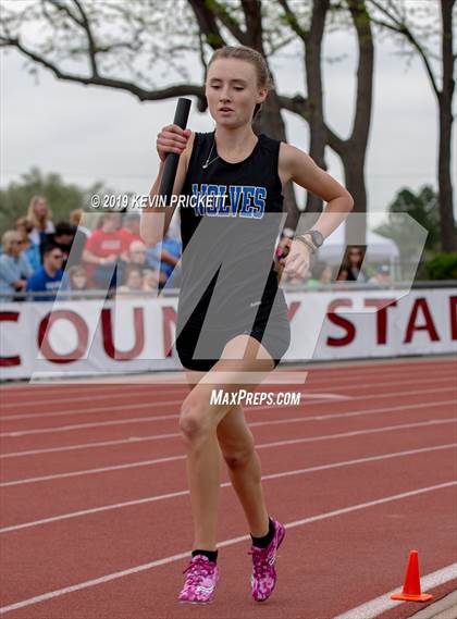 Thumbnail 1 in CHSAA Track and Field 5A Championships (Girls 800 Meter Relay) photogallery.