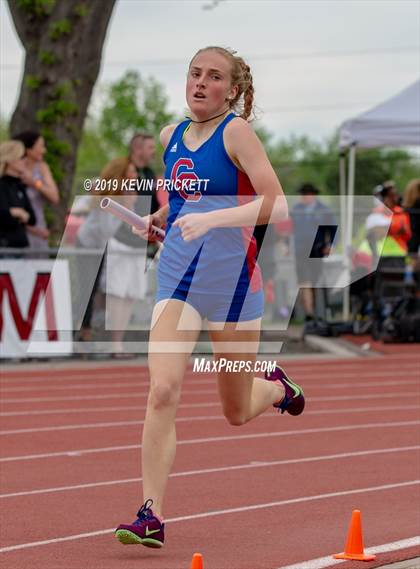 Thumbnail 2 in CHSAA Track and Field 5A Championships (Girls 800 Meter Relay) photogallery.