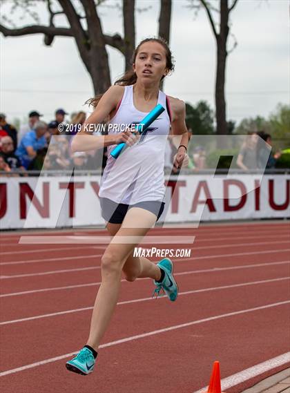 Thumbnail 2 in CHSAA Track and Field 5A Championships (Girls 800 Meter Relay) photogallery.