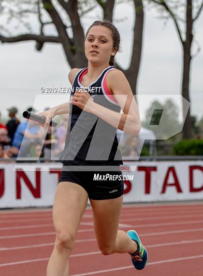 Thumbnail 1 in CHSAA Track and Field 5A Championships (Girls 800 Meter Relay) photogallery.