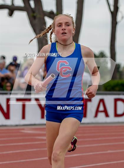Thumbnail 3 in CHSAA Track and Field 5A Championships (Girls 800 Meter Relay) photogallery.