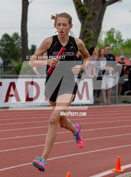 Thumbnail 2 in CHSAA Track and Field 5A Championships (Girls 800 Meter Relay) photogallery.