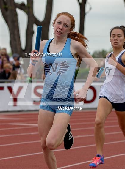 Thumbnail 3 in CHSAA Track and Field 5A Championships (Girls 800 Meter Relay) photogallery.