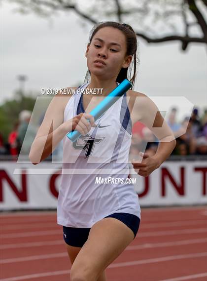 Thumbnail 1 in CHSAA Track and Field 5A Championships (Girls 800 Meter Relay) photogallery.