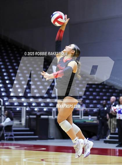 Thumbnail 3 in Cedar Park vs. Argyle (UIL 5A D2 Volleyball Final) photogallery.