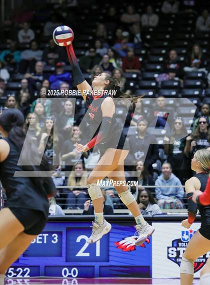 Thumbnail 2 in Cedar Park vs. Argyle (UIL 5A D2 Volleyball Final) photogallery.