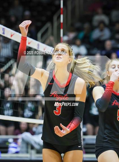 Thumbnail 3 in Cedar Park vs. Argyle (UIL 5A D2 Volleyball Final) photogallery.