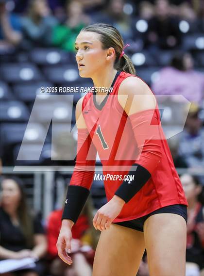Thumbnail 2 in Cedar Park vs. Argyle (UIL 5A D2 Volleyball Final) photogallery.