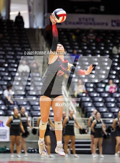 Thumbnail 3 in Cedar Park vs. Argyle (UIL 5A D2 Volleyball Final) photogallery.