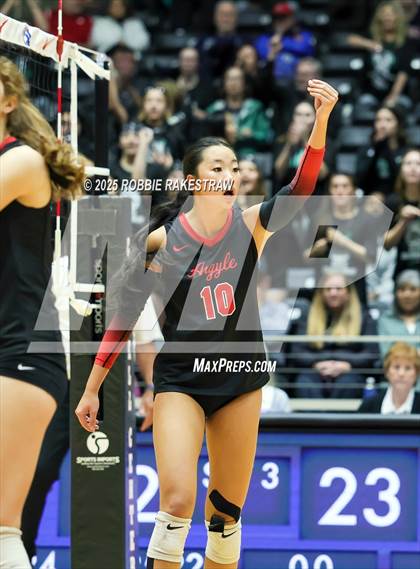 Thumbnail 2 in Cedar Park vs. Argyle (UIL 5A D2 Volleyball Final) photogallery.