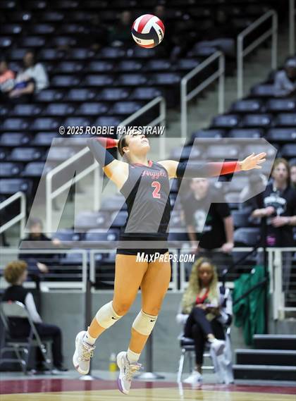 Thumbnail 3 in Cedar Park vs. Argyle (UIL 5A D2 Volleyball Final) photogallery.