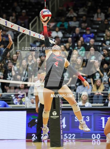 Thumbnail 3 in Cedar Park vs. Argyle (UIL 5A D2 Volleyball Final) photogallery.