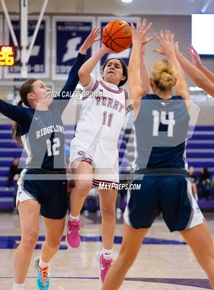 Thumbnail 3 in Perry vs. Ridgeline (Holiday Hoopfest) photogallery.