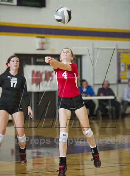 Thumbnail 2 in Luck @ Clayton (WIAA D4 Sectional Semfinal) photogallery.