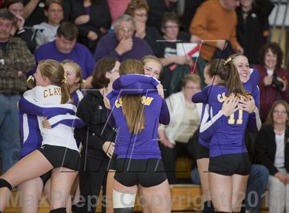 Thumbnail 2 in Luck @ Clayton (WIAA D4 Sectional Semfinal) photogallery.