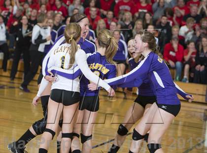 Thumbnail 1 in Luck @ Clayton (WIAA D4 Sectional Semfinal) photogallery.