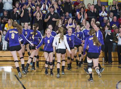 Thumbnail 1 in Luck @ Clayton (WIAA D4 Sectional Semfinal) photogallery.