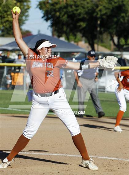 Thumbnail 3 in Orange Vista @ Fowler (CIF D3 Round 1 Playoff) photogallery.