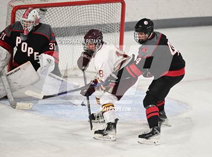 Thumbnail 2 in Pope Francis Prep vs. Boston College High (Sacred Heart Christmas Classic) photogallery.