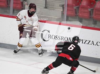 Thumbnail 2 in Pope Francis Prep vs. Boston College High (Sacred Heart Christmas Classic) photogallery.