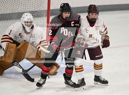 Thumbnail 1 in Pope Francis Prep vs. Boston College High (Sacred Heart Christmas Classic) photogallery.