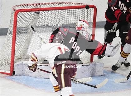 Thumbnail 1 in Pope Francis Prep vs. Boston College High (Sacred Heart Christmas Classic) photogallery.
