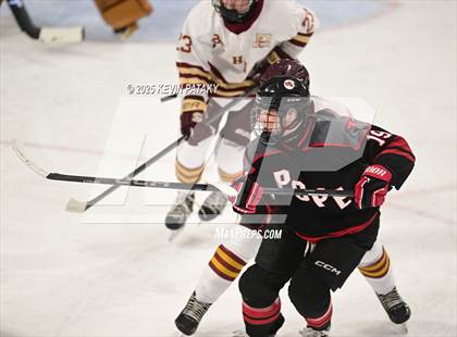 Thumbnail 1 in Pope Francis Prep vs. Boston College High (Sacred Heart Christmas Classic) photogallery.