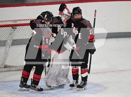 Thumbnail 1 in Pope Francis Prep vs. Boston College High (Sacred Heart Christmas Classic) photogallery.