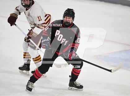 Thumbnail 2 in Pope Francis Prep vs. Boston College High (Sacred Heart Christmas Classic) photogallery.