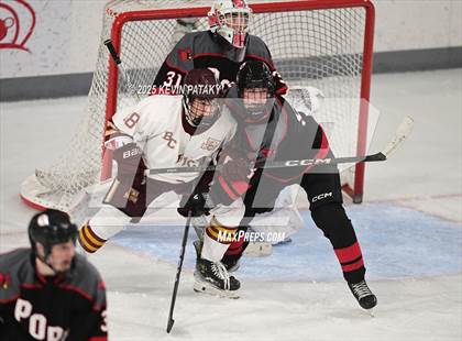 Thumbnail 2 in Pope Francis Prep vs. Boston College High (Sacred Heart Christmas Classic) photogallery.