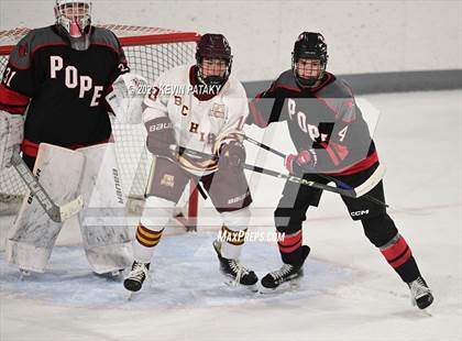 Thumbnail 2 in Pope Francis Prep vs. Boston College High (Sacred Heart Christmas Classic) photogallery.