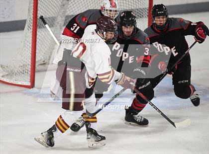 Thumbnail 2 in Pope Francis Prep vs. Boston College High (Sacred Heart Christmas Classic) photogallery.